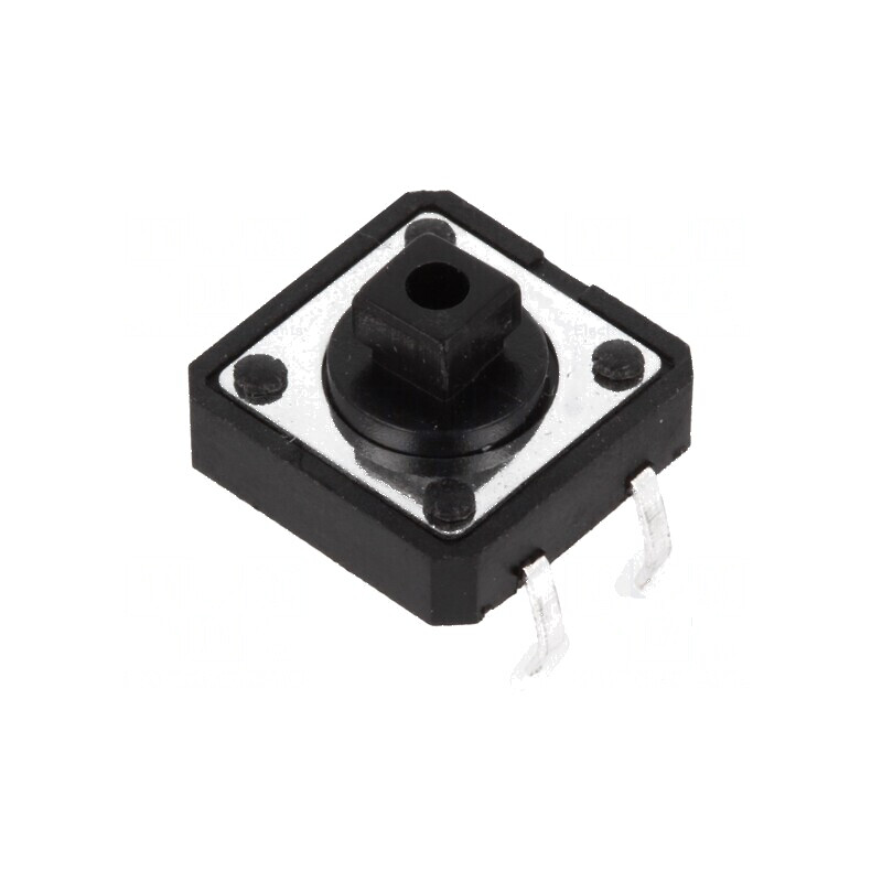 Microîntrerupător TACT SPST-NO 0,05A/12VDC THT | Electronic-mag.ro | Componente Electronice