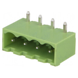 Regletă de conexiuni deconectabilă 5mm, 4 piste | Electronic-mag.ro | Componente Electronice