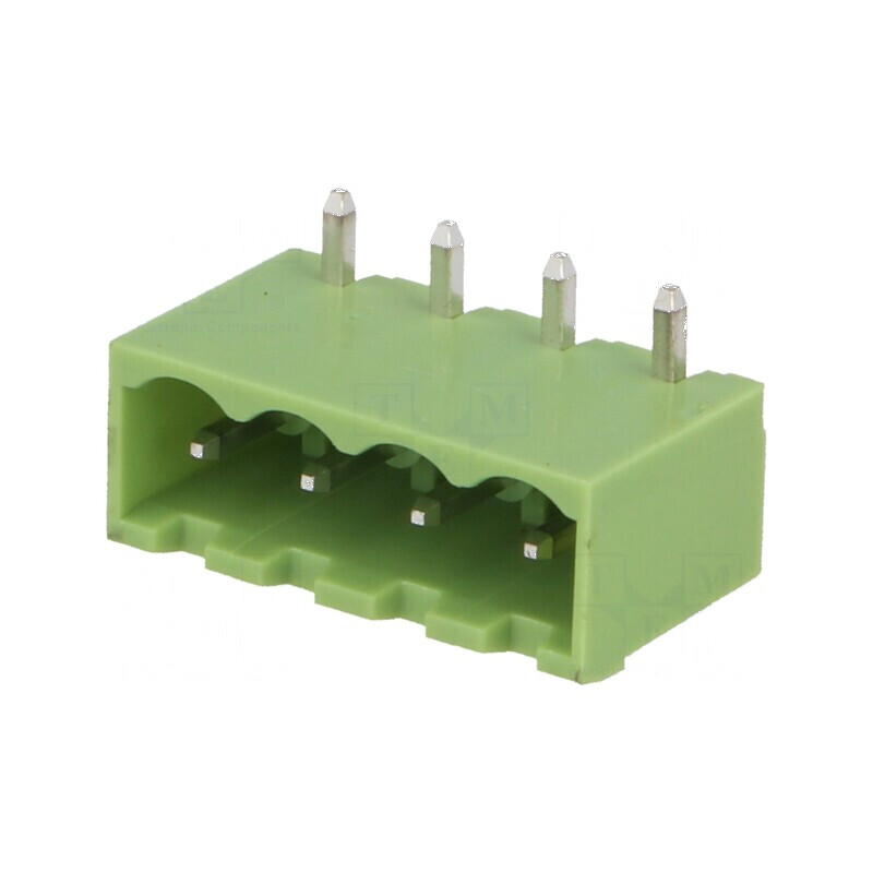Regletă de conexiuni deconectabilă 5mm, 4 piste | Electronic-mag.ro | Componente Electronice
