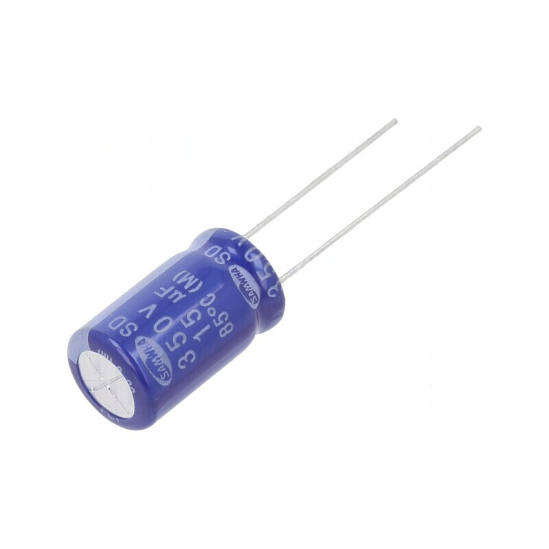 Condensator electrolitic THT 15uF 350VDC Ø10x16mm ±20% 2000h | Electronic-mag.ro | Componente Electronice Condensator electrolitic THT 15uF 350VDC Ø10x16mm ±20% 2000h | Electronic-mag.ro | Componente Electronice
