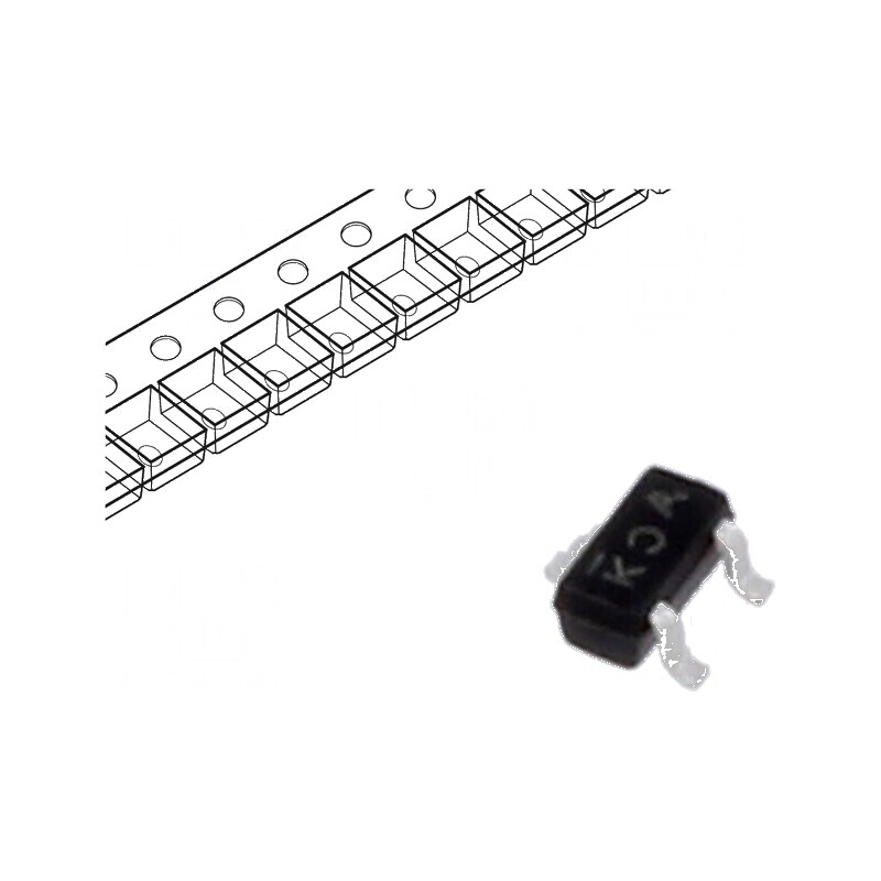 Tranzistor N-MOSFET 20V 0,63A 2A 0,15W SC75A | Electronic-mag.ro | Componente Electronice