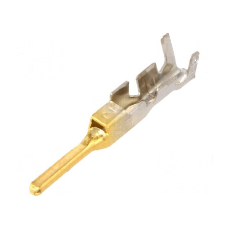 Pin tată cupru nichelat gold flash 0,3-0,75mm2 J2000 | Electronic-mag.ro | Componente Electronice