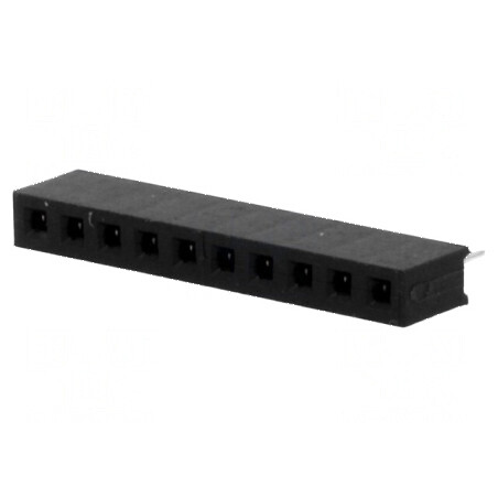 Conector şiruri pini soclu mamă 10 PIN 2mm THT 1x10 | Electronic-mag.ro | Componente Electronice