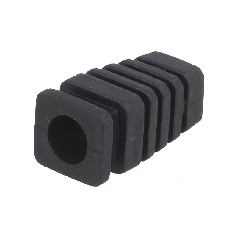 Manșon gumă negru L: 22,4mm pentru cablu Ø7mm, grosime panou max. 2,8mm | Electronic-mag.ro | Componente Electronice Manșon gumă negru L: 22,4mm pentru cablu Ø7mm, grosime panou max. 2,8mm | Electronic-mag.ro | Componente Electronice