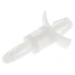 Distanţier PCB poliamidă 9,5mm clichet natural UL94V-2 | Electronic-mag.ro | Componente Electronice