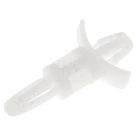 Distanţier PCB poliamidă 9,5mm clichet natural UL94V-2 | Electronic-mag.ro | Componente Electronice