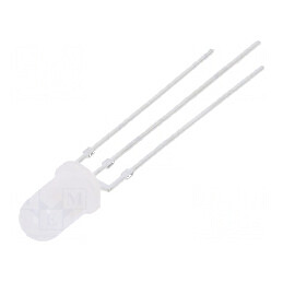 LED 5mm galben/roșu 16-32mcd, 25-50mcd convex | Electronic-mag.ro | Componente Electronice