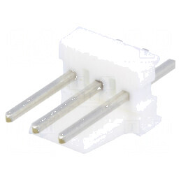 Conector cablu-placă soclu tată PIN 3 polarizate 2,54mm THT | Electronic-mag.ro | Componente Electronice