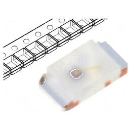 LED SMD 0603 roșie 90-120mcd 1,6x0,8x0,45mm 145° 20mA 48mW | Electronic-mag.ro | Componente Electronice