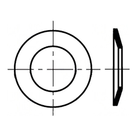 Şaibă elastică conică M2,5 D5,1mm h0,4mm oțel inoxidabil | Electronic-mag.ro | Componente Electronice