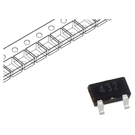 Sursă tensiune referinţă 1,24V ±0,5% SOT23-3 100mA | Electronic-mag.ro | Componente Electronice