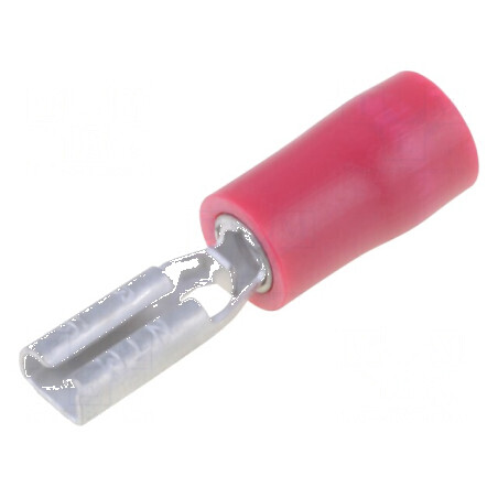 Terminal plat 2,8mm 0,8mm mamă pentru cablu 0,75-1,25mm2 crimpat | Electronic-mag.ro | Componente Electronice