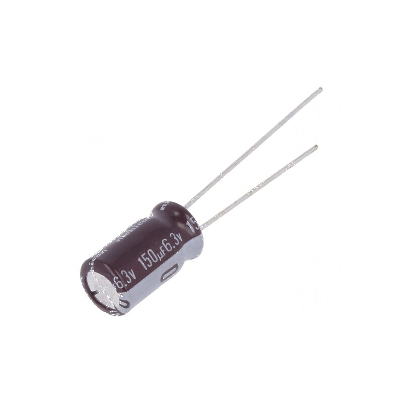 Condensator electrolitic low ESR THT 150uF 6.3V 6.3x11mm | Electronic-mag.ro | Componente Electronice Condensator electrolitic low ESR THT 150uF 6.3V 6.3x11mm | Electronic-mag.ro | Componente Electronice