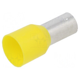 Vârf tub de capăt izolată cupru 25mm2 12mm cositorit crimpat | Electronic-mag.ro | Componente Electronice