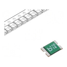 Siguranță polimerică PTC 1,1A Imax 100A 0ZCG 1812 | Electronic-mag.ro | Componente Electronice