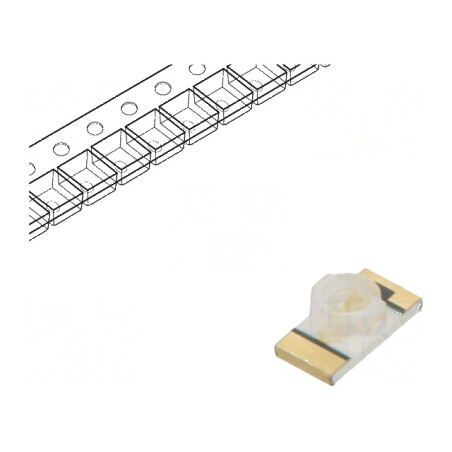 LED SMD 3216 Verde 180-715mcd 3,2x1,6x1,1mm 60° 20mA 95mW | Electronic-mag.ro | Componente Electronice
