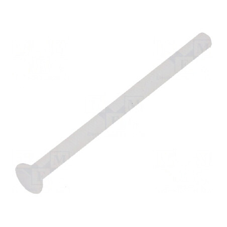 Şurub M3x42 îngropat crestat 1mm poliamidă naturală | Electronic-mag.ro | Componente Electronice