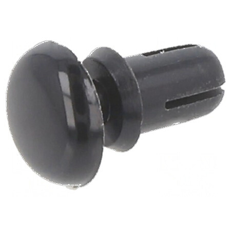 Diblu poliamidă 5mm lungime, 3.6mm diametru orificiu montaj, negru | Electronic-mag.ro | Componente Electronice