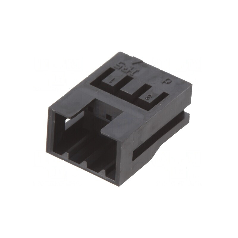 Conector cablu-cablu/PCB mufă tată PIN 3 DF3 2mm drept | Electronic-mag.ro | Componente Electronice