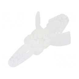 Distanţier PCB poliamidă 6,4mm clichet naturală | Electronic-mag.ro | Componente Electronice