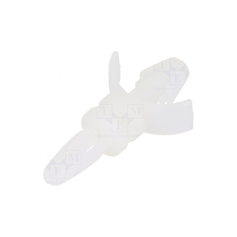 Distanţier PCB poliamidă 6,4mm clichet naturală | Electronic-mag.ro | Componente Electronice