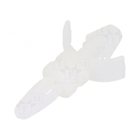 Distanţier PCB poliamidă 6,4mm clichet naturală | Electronic-mag.ro | Componente Electronice