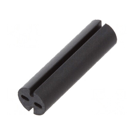 Bucșă de distanțare LED 5,1mm neagră pentru LED 5mm, lungime 18mm | Electronic-mag.ro | Componente Electronice