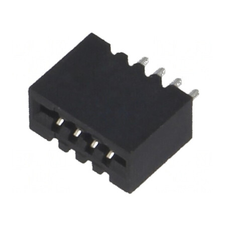 Conector FFC/FPC orizontal 4 PIN Non-ZIF SMT cositorit 20mΩ | Electronic-mag.ro | Componente Electronice