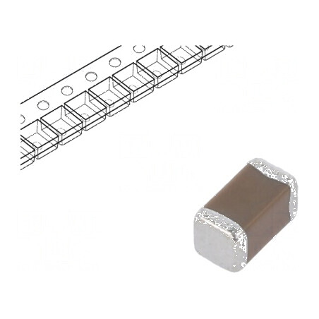 Condensator ceramic MLCC 2,2uF 50V X7R ±10% SMD 1206 | Electronic-mag.ro | Componente Electronice