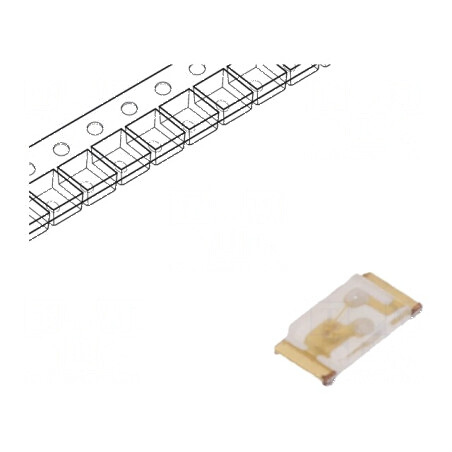 LED SMD 0603 Albastru 40-100mcd 1,6x0,8x0,25mm 120° 20mA | Electronic-mag.ro | Componente Electronice
