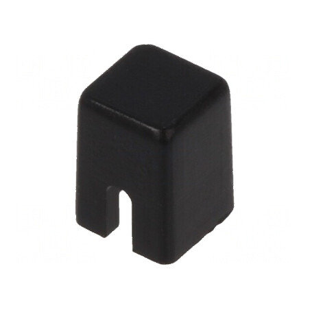 Buton negru fără TS 6x Corp | Electronic-mag.ro | Componente Electronice