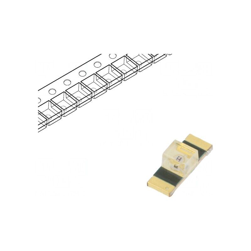 LED SMD 1305 portocalie 28,5mcd 3,4x1,25x1,1mm 150° 20mA | Electronic-mag.ro | Componente Electronice