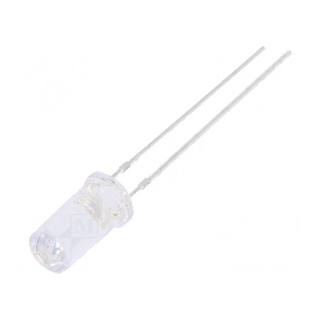 LED 5mm Albastru 500-750mcd 50° Plat | Electronic-mag.ro | Componente Electronice