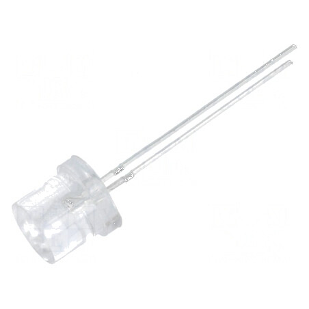 LED 8mm albastru 330-500mcd 140° plat | Electronic-mag.ro | Componente Electronice