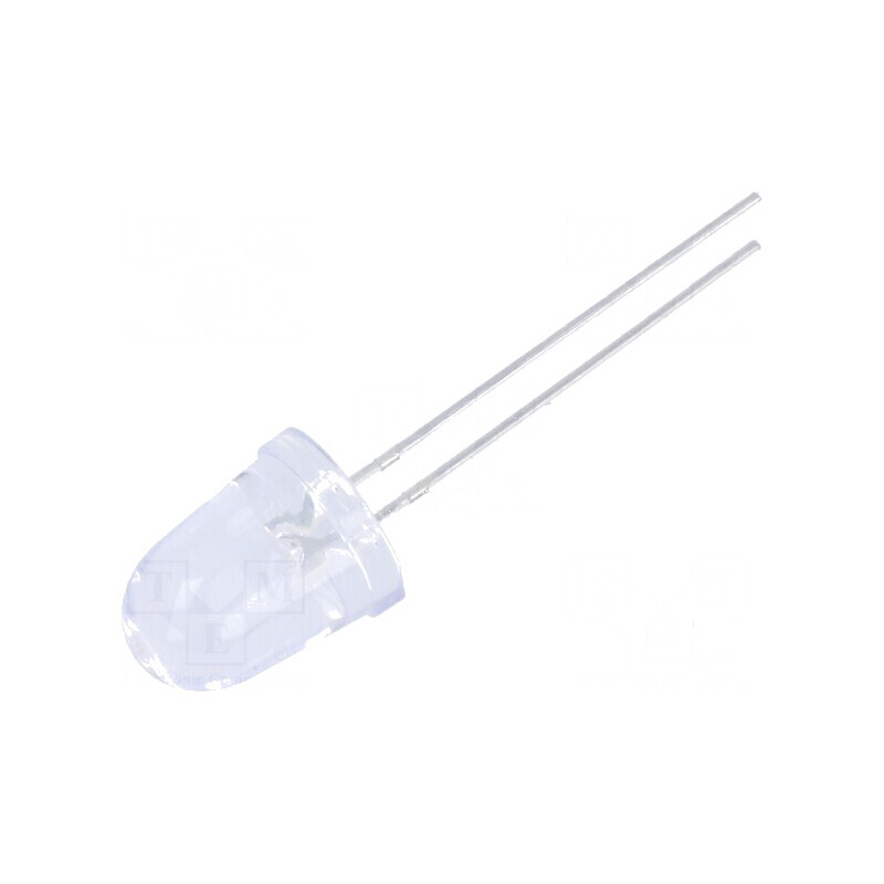 LED 10mm Albastru 14400÷18000mcd 8° Convex | Electronic-mag.ro | Componente Electronice
