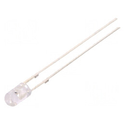 LED 3mm Verde 8400÷10000mcd 30° Convex | Electronic-mag.ro | Componente Electronice