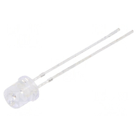 LED 5mm roșie 68-100mcd 140° plat | Electronic-mag.ro | Componente Electronice