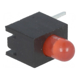 LED 3mm roșu cu lentilă difuză 30° - 20mA | Electronic-mag.ro | Componente Electronice