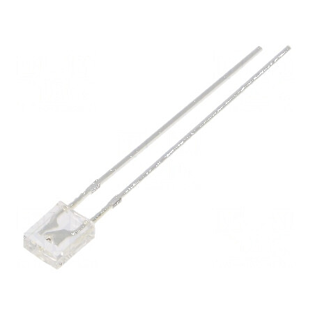 LED dreptunghiular galben 2x4x5mm 750-1120mcd 100° 20mA | Electronic-mag.ro | Componente Electronice