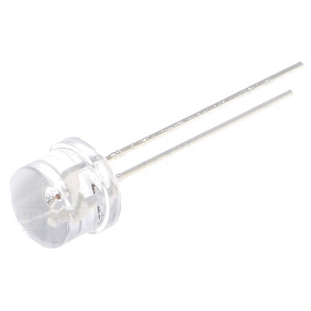 LED 8mm galben 1560-2180mcd 100° convex | Electronic-mag.ro | Componente Electronice