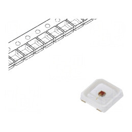 LED Crimson 120° 150mA λd: 650-670nm Pmax: 500mW 3030 | Electronic-mag.ro | Componente Electronice