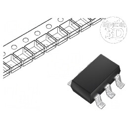 Tranzistor N/P-MOSFET unipolar 20V 0,75A 3A Idm | Electronic-mag.ro | Componente Electronice