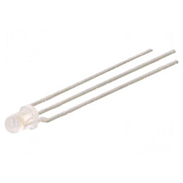 LED 3mm roșu/albastru 45° convex cu număr termic 3 | Electronic-mag.ro | Componente Electronice