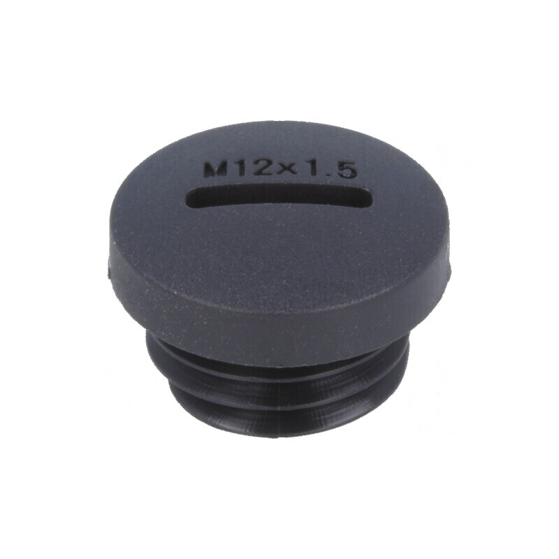 Capac de protecție M12 poliamidă neagră 10mm H 15mm Øext | Electronic-mag.ro | Componente Electronice Capac de protecție M12 poliamidă neagră 10mm H 15mm Øext | Electronic-mag.ro | Componente Electronice