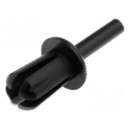 Diblu poliamidă 8mm negru UL94V-2 | Electronic-mag.ro | Componente Electronice