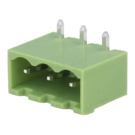 Regletă de conexiuni deconectabilă 5,08mm, 3 piste | Electronic-mag.ro | Componente Electronice
