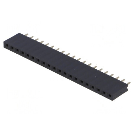 Conector şiruri pini soclu mamă 20 pini 2,54mm THT 1x20 | Electronic-mag.ro | Componente Electronice