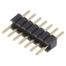 Conector şir pini tată 7 pini 1,27mm THT | Electronic-mag.ro | Componente Electronice