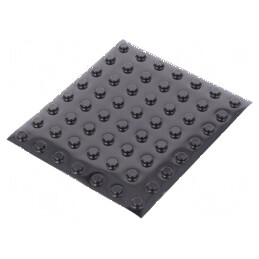 Picioruş autoadeziv poliuretan negru Ø8mm H: 2,8mm | Electronic-mag.ro | Componente Electronice