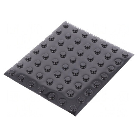 Picioruş autoadeziv poliuretan negru Ø8mm H: 2,8mm | Electronic-mag.ro | Componente Electronice